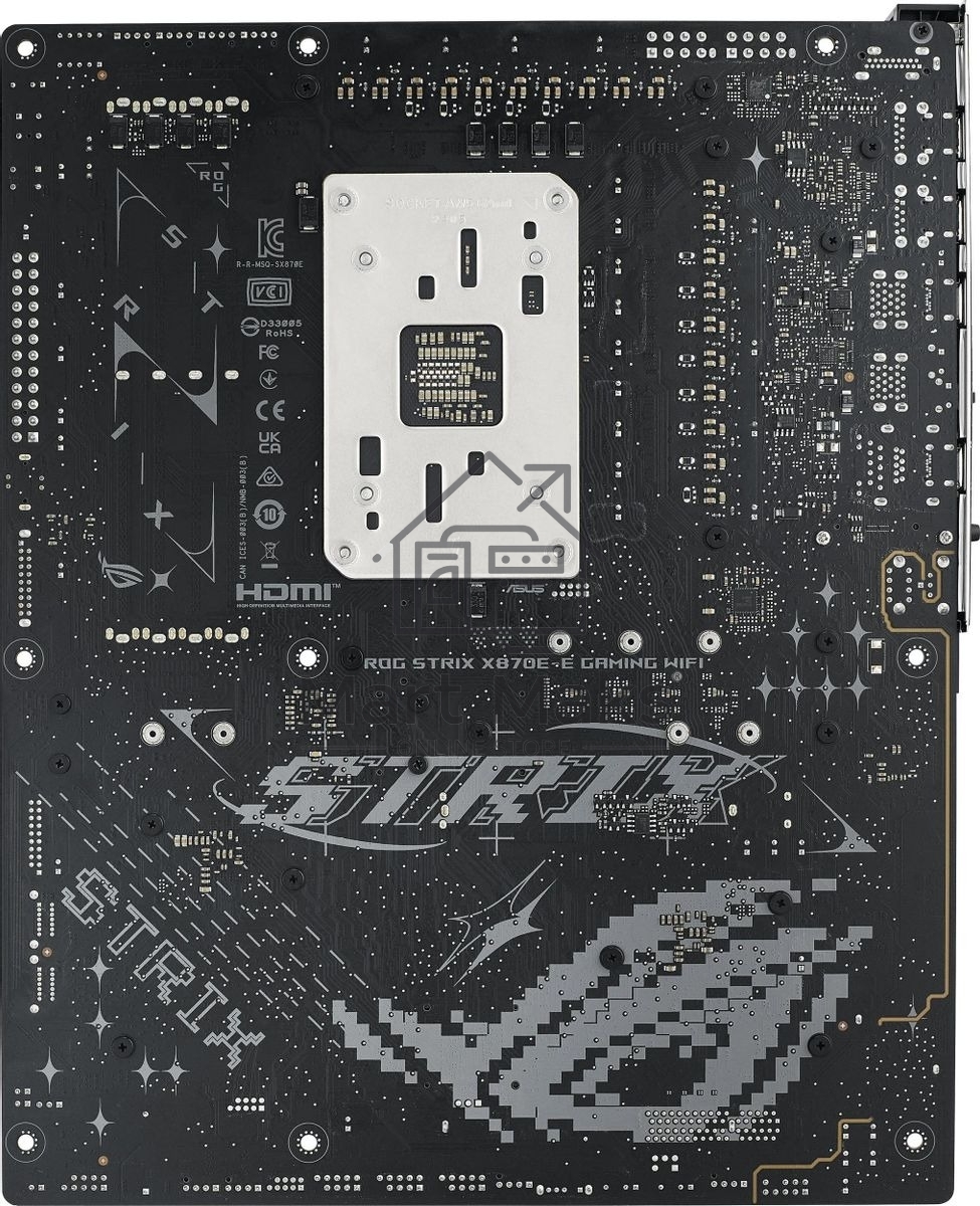 Материнская плата ASUS ROG STRIX X870E-E GAMING WIFI, AM5, AMD X870E, 4xDDR5, 4xSATA, 5xM.2, 1xPCI-E 5.0 x16, 1xPCI-E 4.0 x4, 1xHDMI, 1xUSB-C 3.2 Gen 2, 1xUSB-C 3.2 Gen 2x2, 2xUSB-C 4.0, 1x 5Gb LAN, 9xUSB-A 3.2 Gen 2, 2x3.5 мм, TOSLINK, 1xWi-Fi 7, ATX