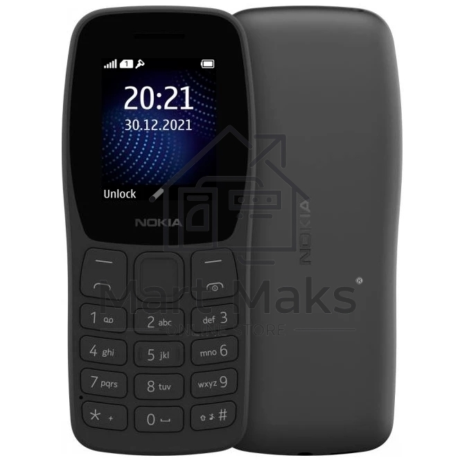 Мобильный телефон Nokia 105 TA-1423 SS угольный