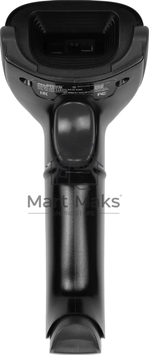 Сканер штрих-кода ручной Mertech 2210 P2D 1D/2D, имидж, проводной, 100 скан/сек, USB-HID; USB-COM - эмуляция, черный