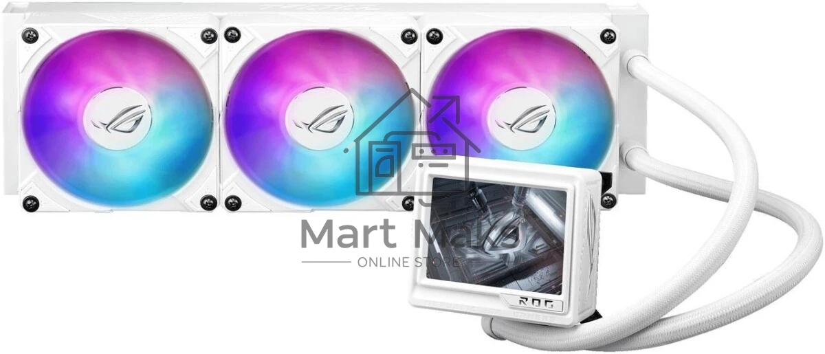 Жидкостная система охлаждения ASUS ROG RYUJIN III 360 ARGB EXTREME WHT 90RC0132-M0EAY0 белый 120мм алюминий+медь 2800rpm 36db 4-pin 305W