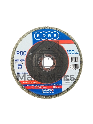 Круг лепестковый торцевой Edge by Patriot 150 ммx22,23 ммxP80