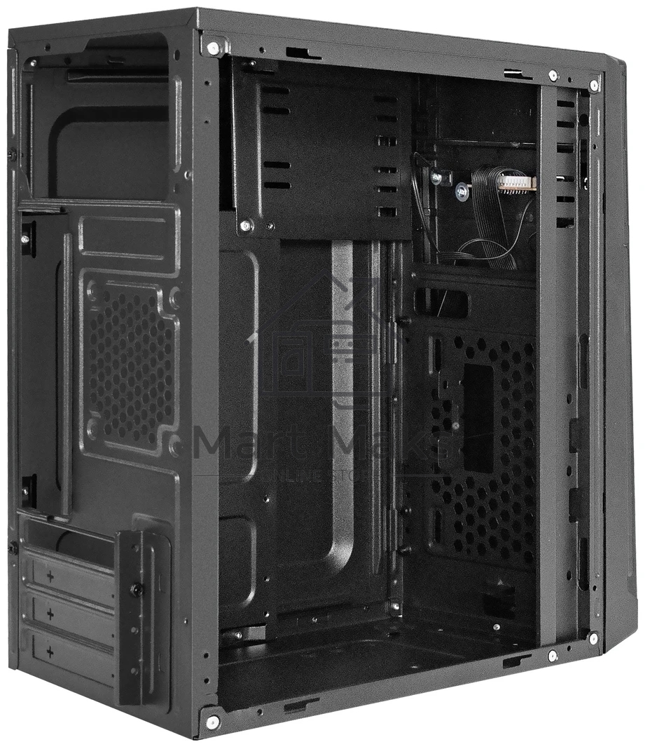 Компьютерный корпус Minitower ExeGate BAA-106-AA500 (mATX, БП AA500 с вент. 8см, 2*USB, аудио, черный)