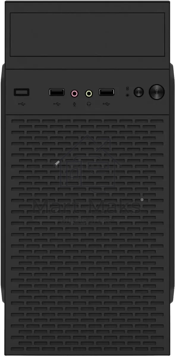 Компьютерный корпус Digma DCC-MN305 черный без БП mATX 1x80mm 1x120mm 2xUSB2.0 1xUSB3.0 audio
