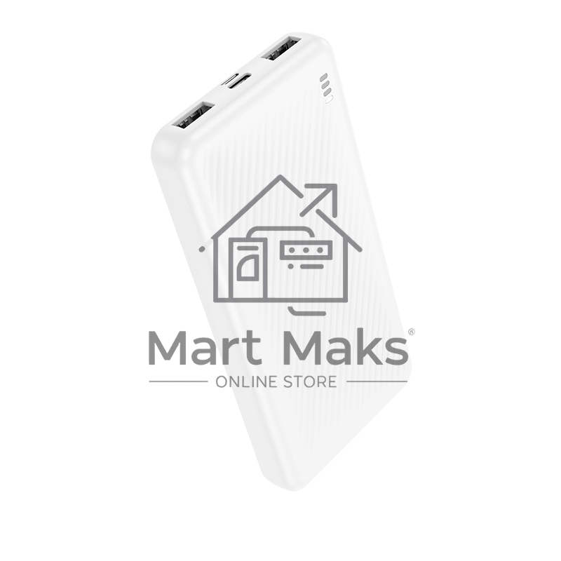 Портативный аккумулятор BOROFONE (6941991111778) BJ55 White - 10000mAh 2USB