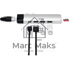 USB-концентратор Satechi ST-TCPHES, USB Type-C, USB 3.0/RJ-45/USB Type-C/HDMI/microSD, USB