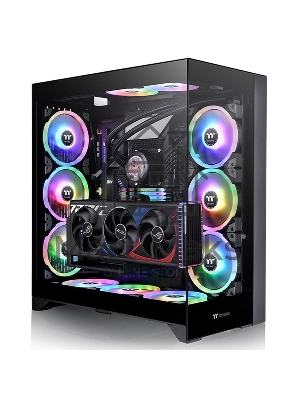 Компьютерный корпус Thermaltake CTE E600MX Hydrangea Blue черный без БП E-ATX 11x120мм 4x140мм 2xUSB3.0 audio bott PSU