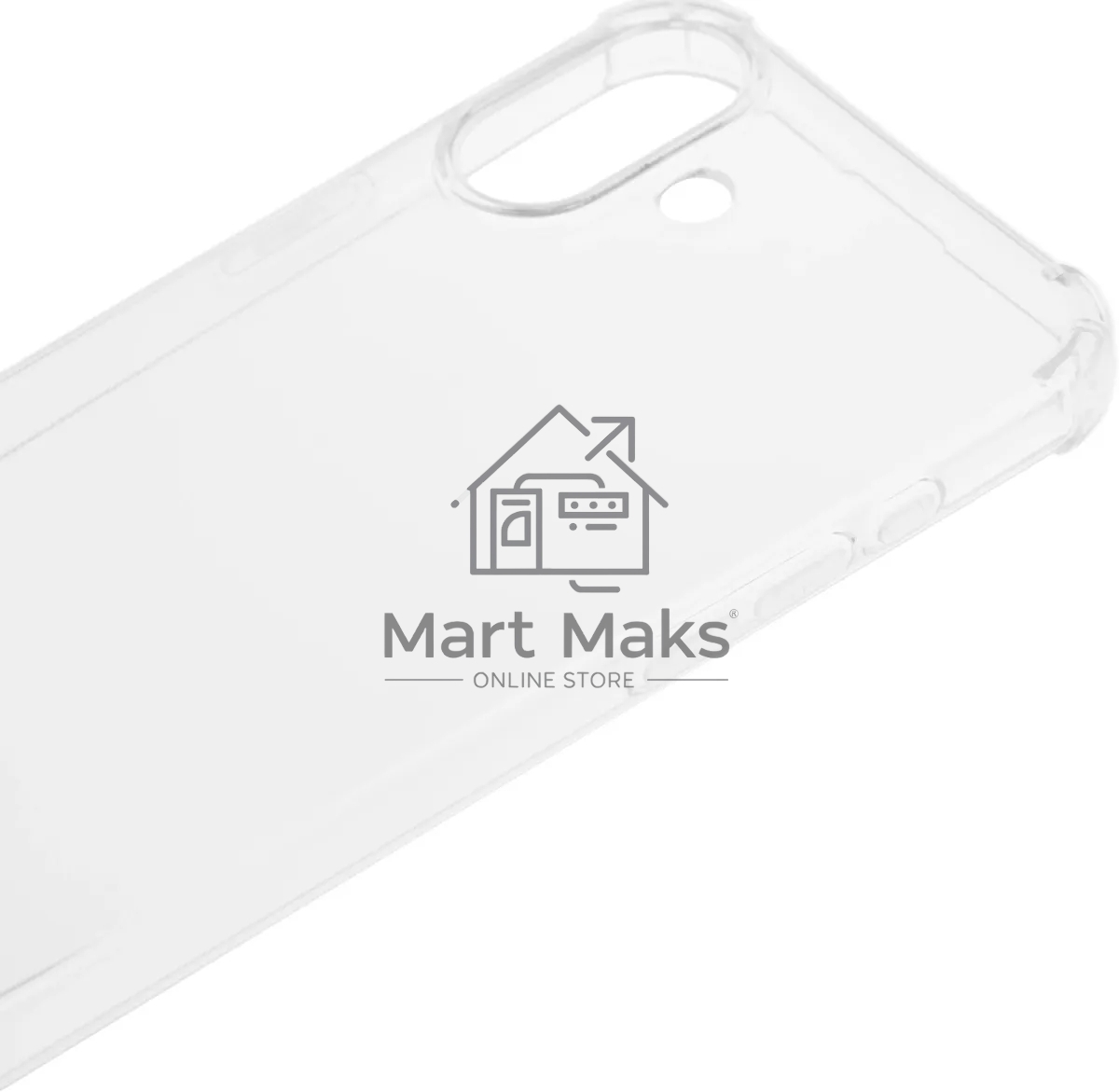 Чехол (клип-кейс) BoraSCO для Apple iPhone 16 Plus Bumper Case прозрачный (73520)