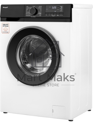 Стиральная машина Weissgauff WM 45106 Steam белая, загрузка фронтальная 6кг, 1000 об/мин., класс: A+