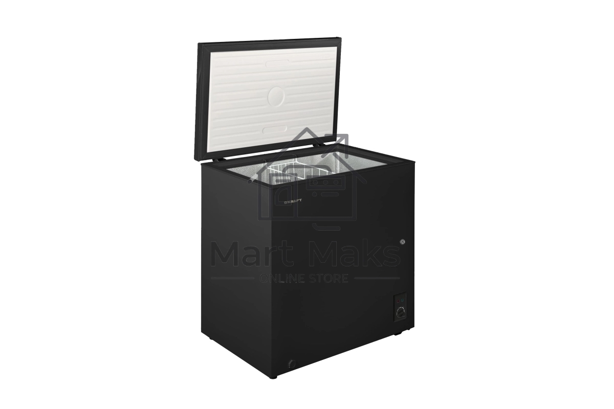 Морозильный ларь Kraft BD(W)-230BRX черный, 214л