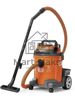 Строительный пылесос Daewoo DAVC 2014 1400Вт (уборка: сухая/сбор воды/выдув) оранжевый