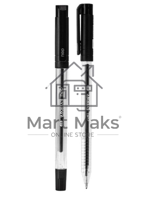 Ручка гелевая Deli EveryU EG83-BK прозрачный, d=0.7мм, черные чернила, 1 стержень, круглая