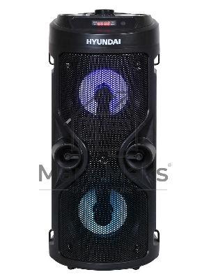 Минисистема Hyundai H-MC150 черный 50Вт/FM/USB/BT/SD/MMC