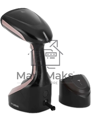 Отпариватель Hyundai H-HS02127 черный/розовый, 1650 Вт, 25 г/мин, 300 мл