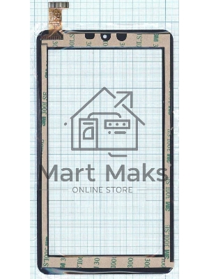 Сенсорное стекло (тачскрин) HC184104C1 FPC021H V2.0 (184*104 мм), белое