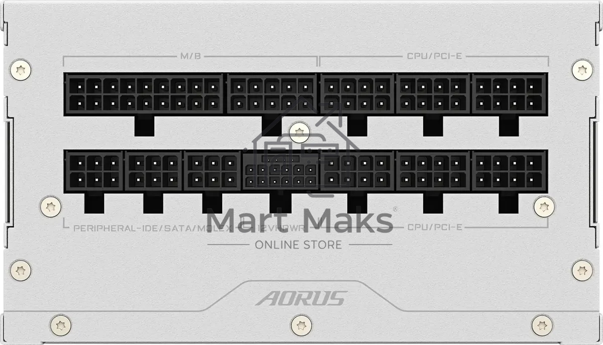 Блок питания Gigabyte ATX 1000W GP-AE1000PM PG5 ICE Gen.5 80 PLUS platinum (20+4pin) APFC 120мм fan 16xSATA Cab Manag RTL