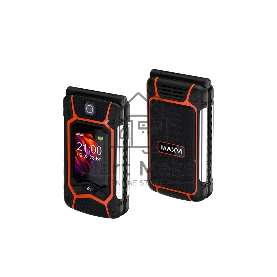 Мобильный телефон Maxvi E10ds оранжевый