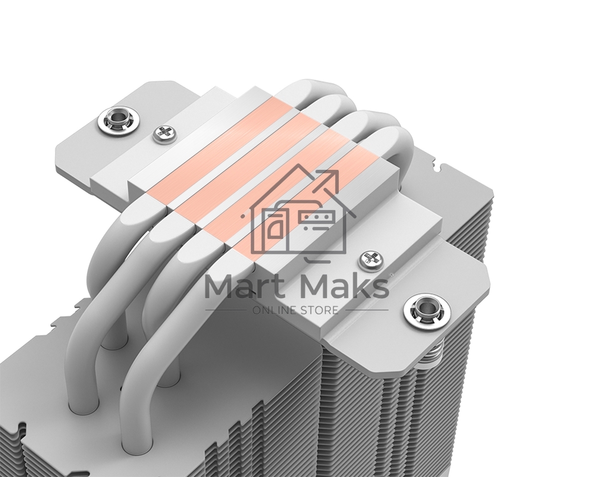 Кулер для процессора ID-COOLING FROZN A410 DW белый 120мм алюминий+медь 2000rpm 30db 4-pin 220W 152мм
