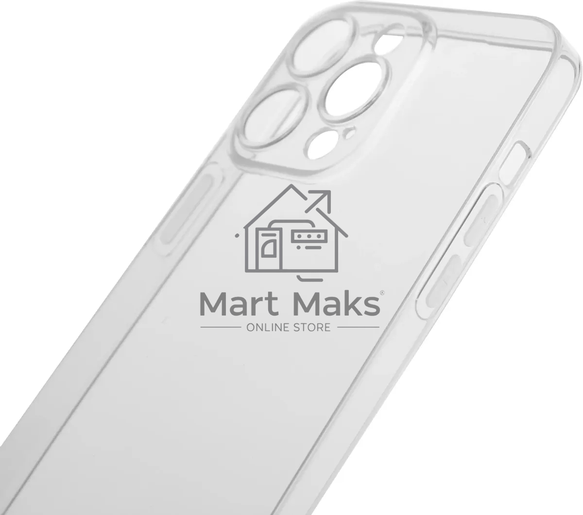 Чехол (клип-кейс) BoraSCO для Apple iPhone 14 Pro Max прозрачный (70801)
