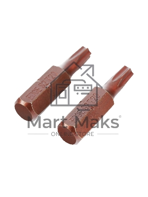 Бита EDGE by PATRIOT T20, сталь S2, длина 25 мм, 2шт в блистере