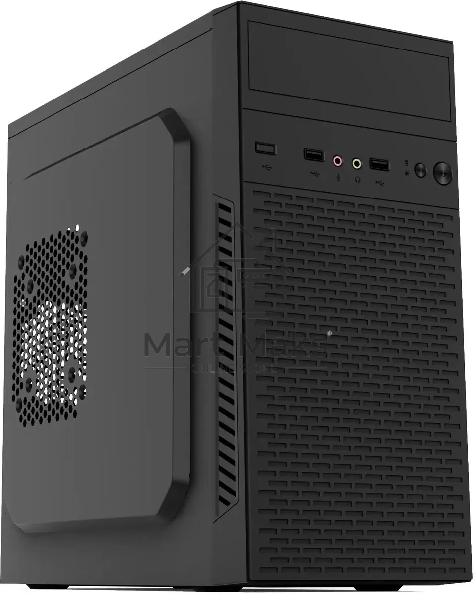 Компьютерный корпус Digma DCC-MN305 черный без БП mATX 1x80mm 1x120mm 2xUSB2.0 1xUSB3.0 audio