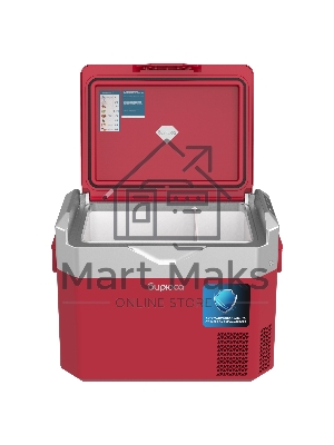 Холодильник автомобильный бордовый Бирюса НС-30P3