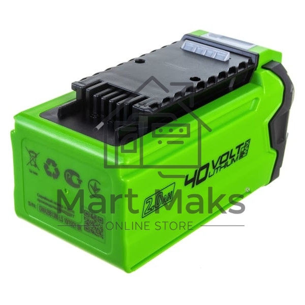 Аккумулятор GreenWorks G40B2 40V, 2 А.ч(2926907)
