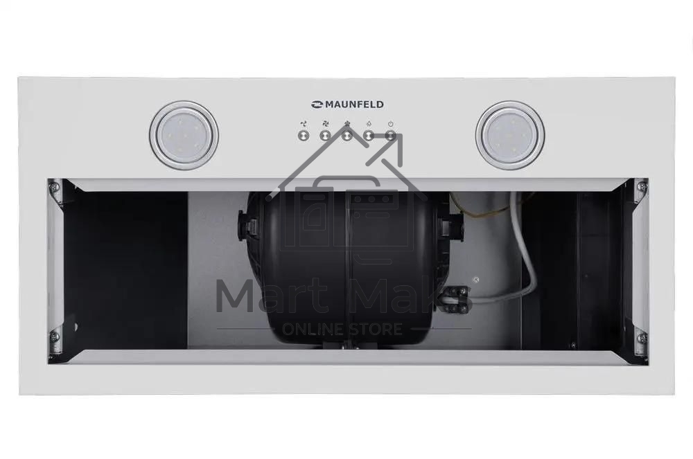 Вытяжка встраиваемая Maunfeld Trapeze 602M белый, 60 см, 1150 куб. м/ч, 54 дБ