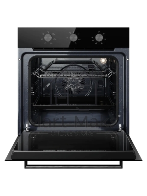 Духовой шкаф Kuppersberg HO 603 Black line, High-Tech, 78 л, поворотное управление, таймер, 6 режимов, макс. температура 310 градусов, цвет черный, цвет фурнитуры черный