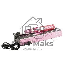 Щипцы для завивки волос Волжанка ПЛК-005 розовый/белый, 19 мм, 200 °C, 1 режим