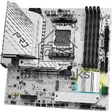 Материнская плата ASRock B850M Pro Plus WiFi, AM5, AMD B850, 4xDDR5, 4xSATA, 1xPCIe 5.0 x16, 1xPCIe 4.0 x4, 1xHDMI, 1xDisplayPort, 1x2.5Gb LAN, 2xUSB 3.2 Gen2, 2xUSB 3.2 Gen1, 4xUSB 2.0, 3x3.5 мм, 7.1, microATX