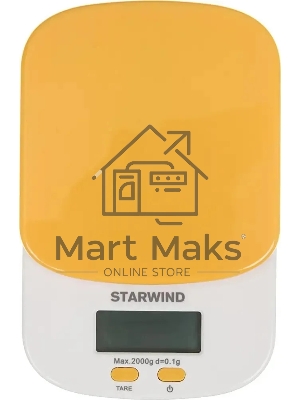 Весы кухонные Starwind SSK2158 макс.вес:2кг оранжевый