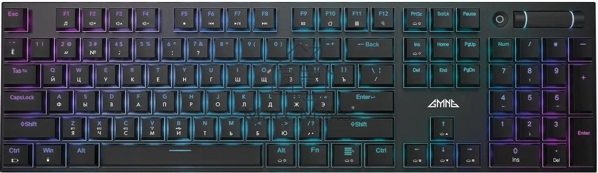 Клавиатура GMNG GG-KB783XPW (1910520) беспроводная, USB, Bluetooth/Радиоканал, черный