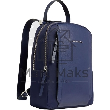 Рюкзак женский Piquadro Lyra CA5566W92T/BLU темно-синий нейлон/натур.кожа