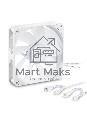 Вентилятор для корпуса ADATA XPG VENTO R 120 ARGB PWM белый, 120 мм, 1600 об/мин, 32 дБ, 4 pin