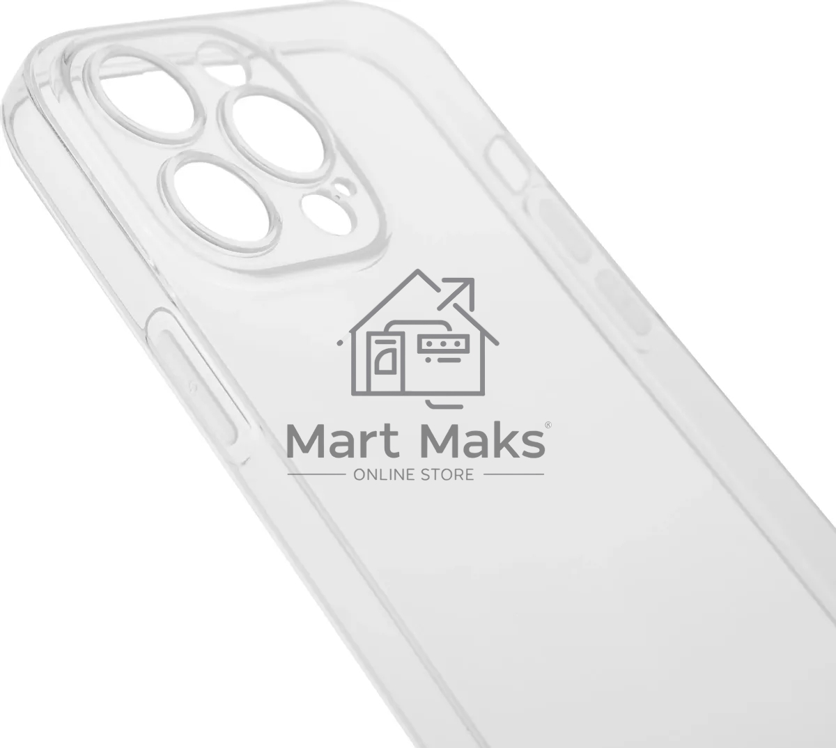 Чехол (клип-кейс) BoraSCO для Apple iPhone 14 Pro Max прозрачный (70801)