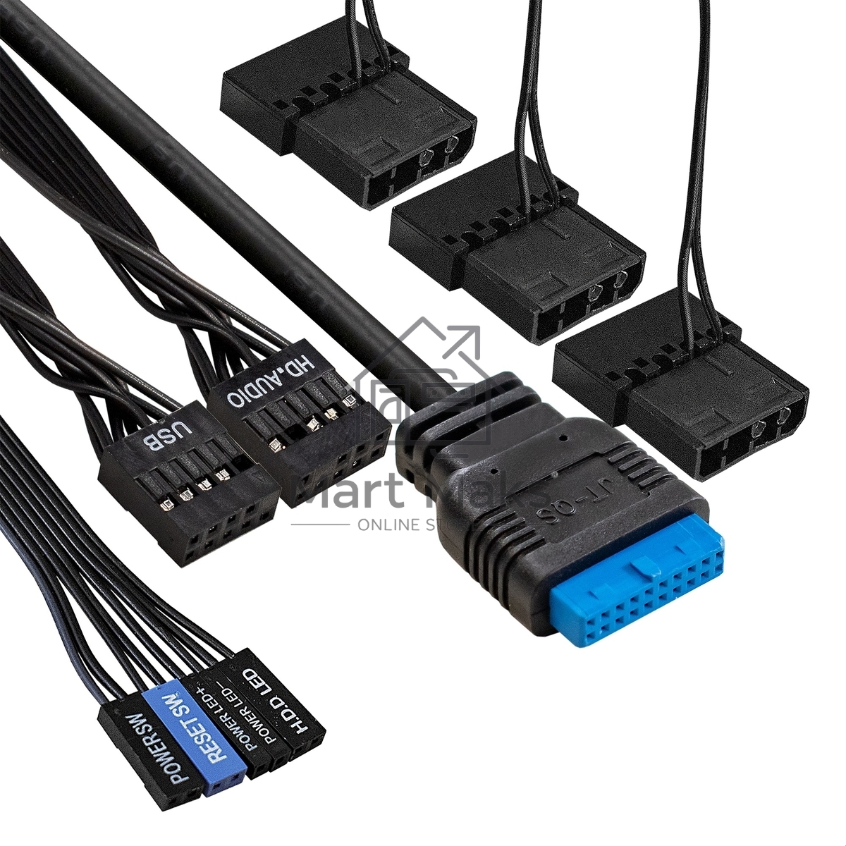 Компьютерный корпус Miditower ExeGate EVO-5001A-700NPX (ATX, БП 700NPX с вент. 12 см, 2*USB+1*USB 3.0+HD Audio, черный, 3 вент.12см с RGb подсветкой, боковая панель - закаленное стекло)