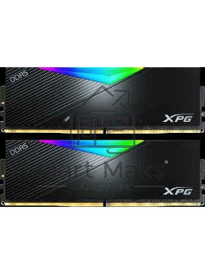 Оперативная память XPG Lancer, DDR5, 32Gb (2x16Gb), 5200MHz, CL38, DIMM, с радиаторами, RGb черный