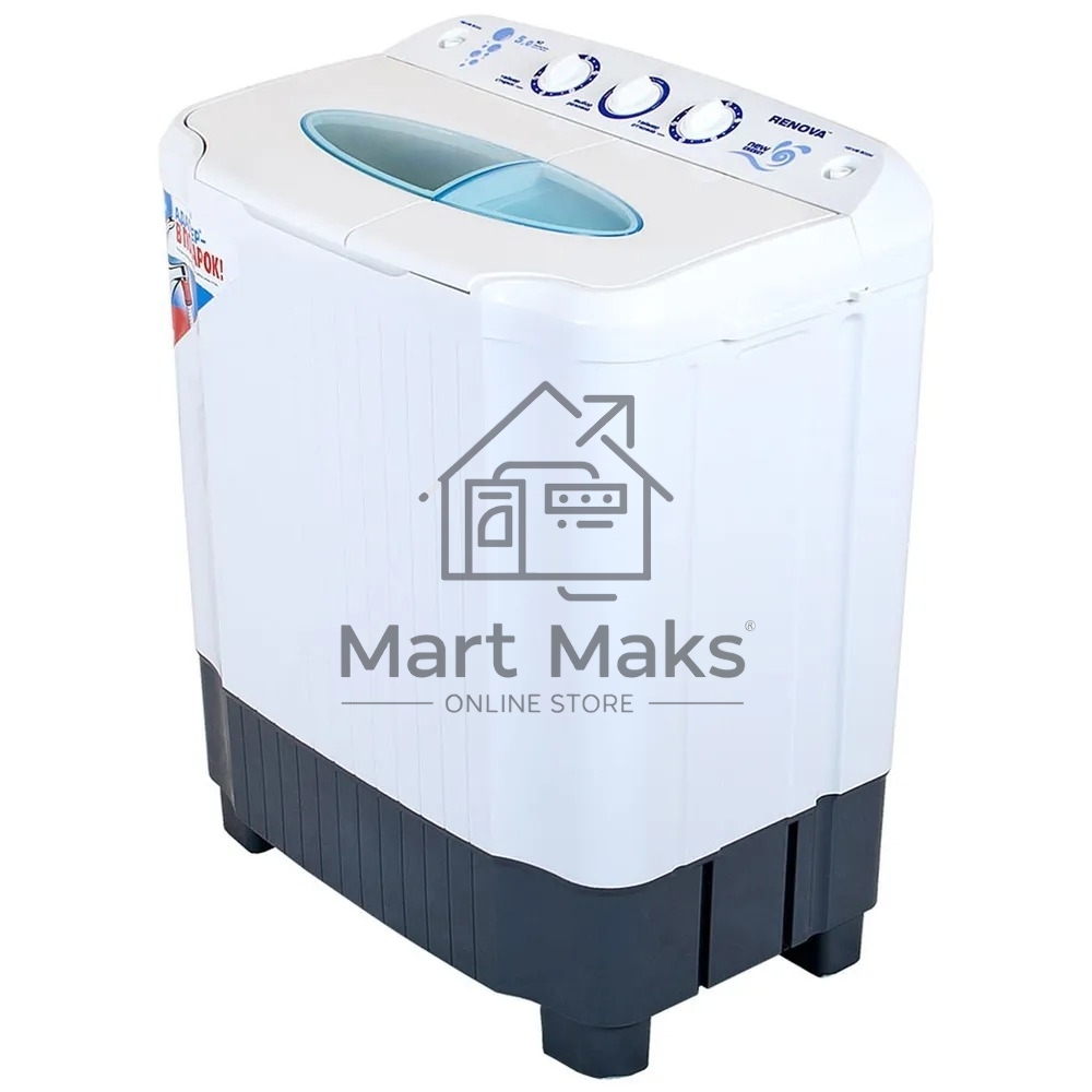 Стиральная машина Renova WS-50РЕТ белый, загрузка вертикальная 5 кг, 1350 об/мин., класс: А+