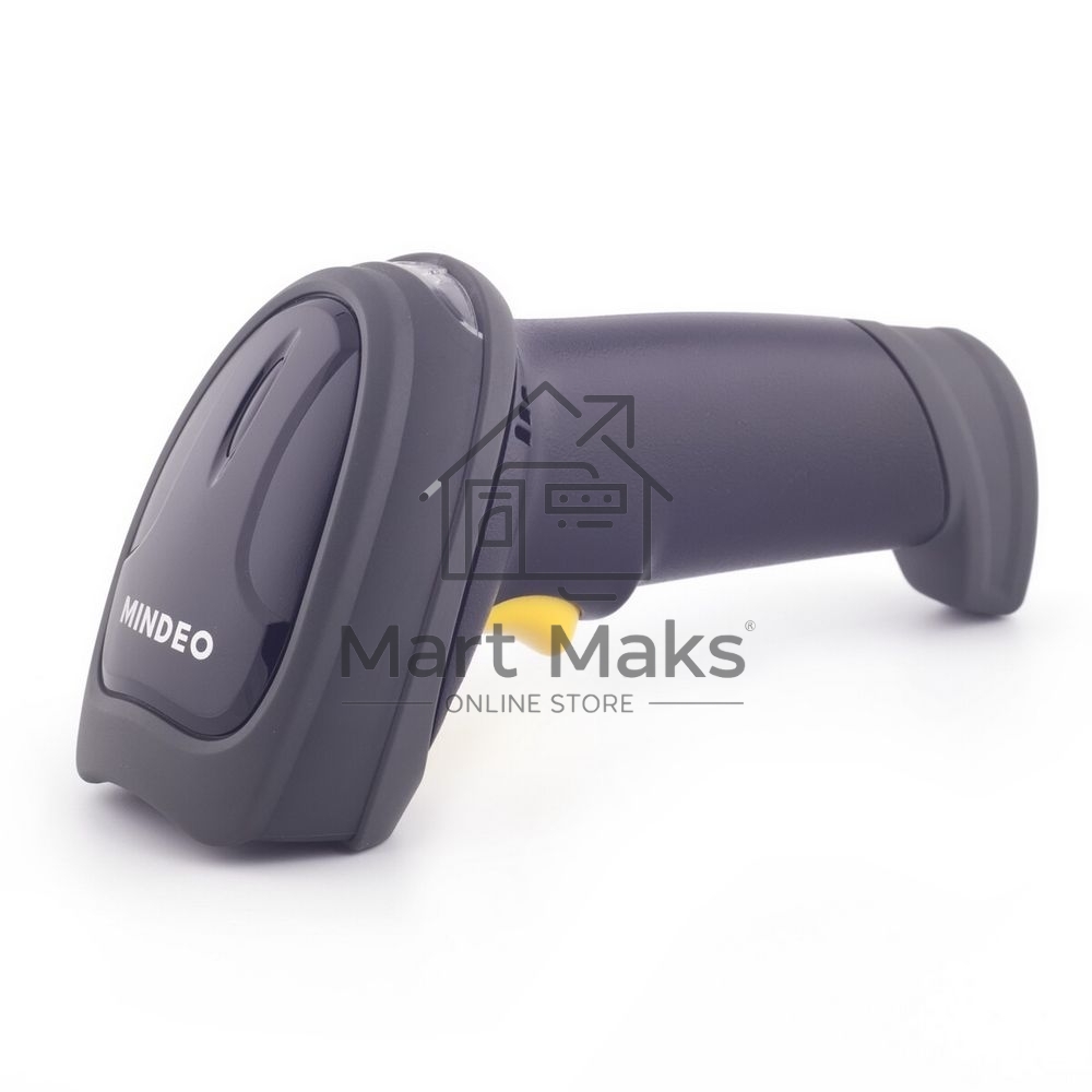 Сканер штрих-кода ручной Mindeo MD6600-HD_stand 2D имидж, проводной, подставка в комплекте, 100 скан/сек, USB, серый