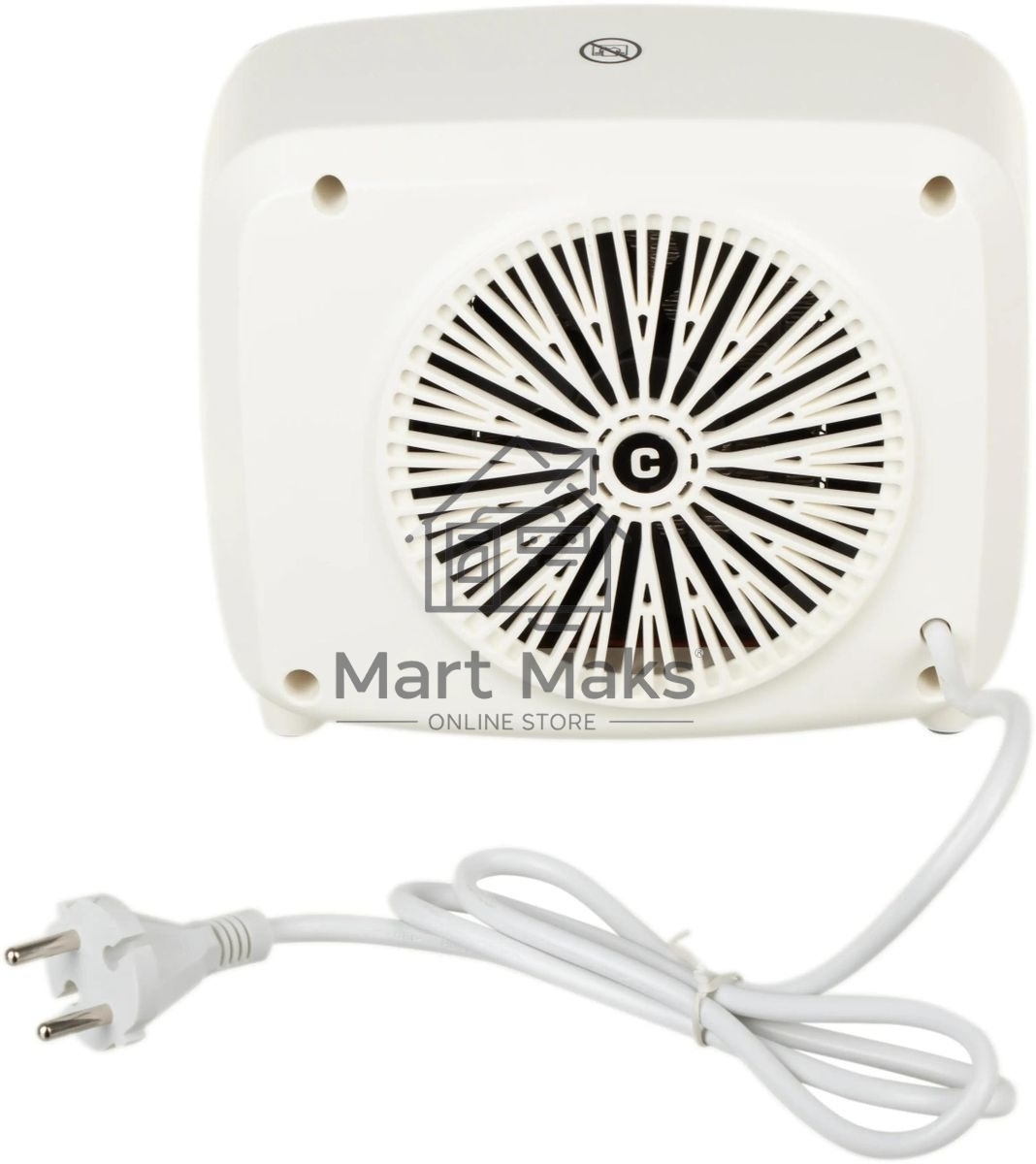 Тепловентилятор Centek CT-6023 белый/черный, 750/1500 Вт, 15 м2