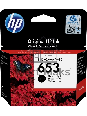 Картридж Hi-Black для HP DJ Plus Ink Advantage 6075/6475, №653XL 3YM75AE, BK