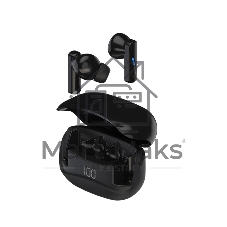 Беспроводные наушники Maxvi MHF-120BT черные TWS\LCD\Sensor\200мАч\5.4\кабель Type-C