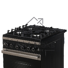Плита газовая Gefest 5500-02 0069 серебристый/черный, конфорок 4 шт, духовка 52 л, 50 см x 85 см x 58.5 см