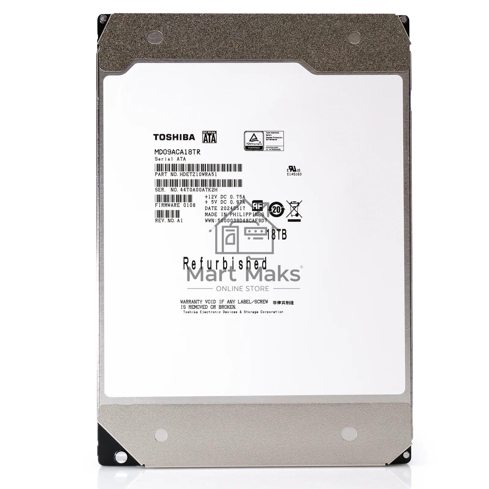 Жесткий диск Toshiba SATA 18TB 3.5