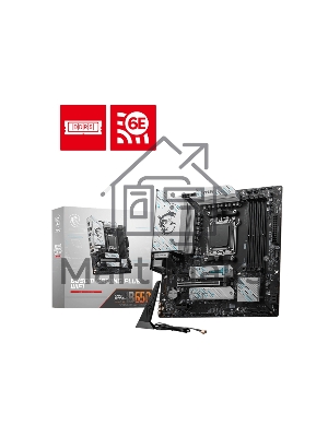 Материнская плата MSI B650M GAMING PLUS WIFI, AM5, AMD B650, 4xDDR5, 4xSATA, 2xM.2, 1xPCI-E 4.0 x16, 2xPCI-E x1, 1xHDMI, 1xDP, 1x 2.5Gb LAN, 4xUSB-A 3.2 Gen 1, 3xUSB-A 3.2 Gen 2, 1xUSB-C 3.2 Gen 2, 3x3.5 мм, 7.1, Micro-ATX
