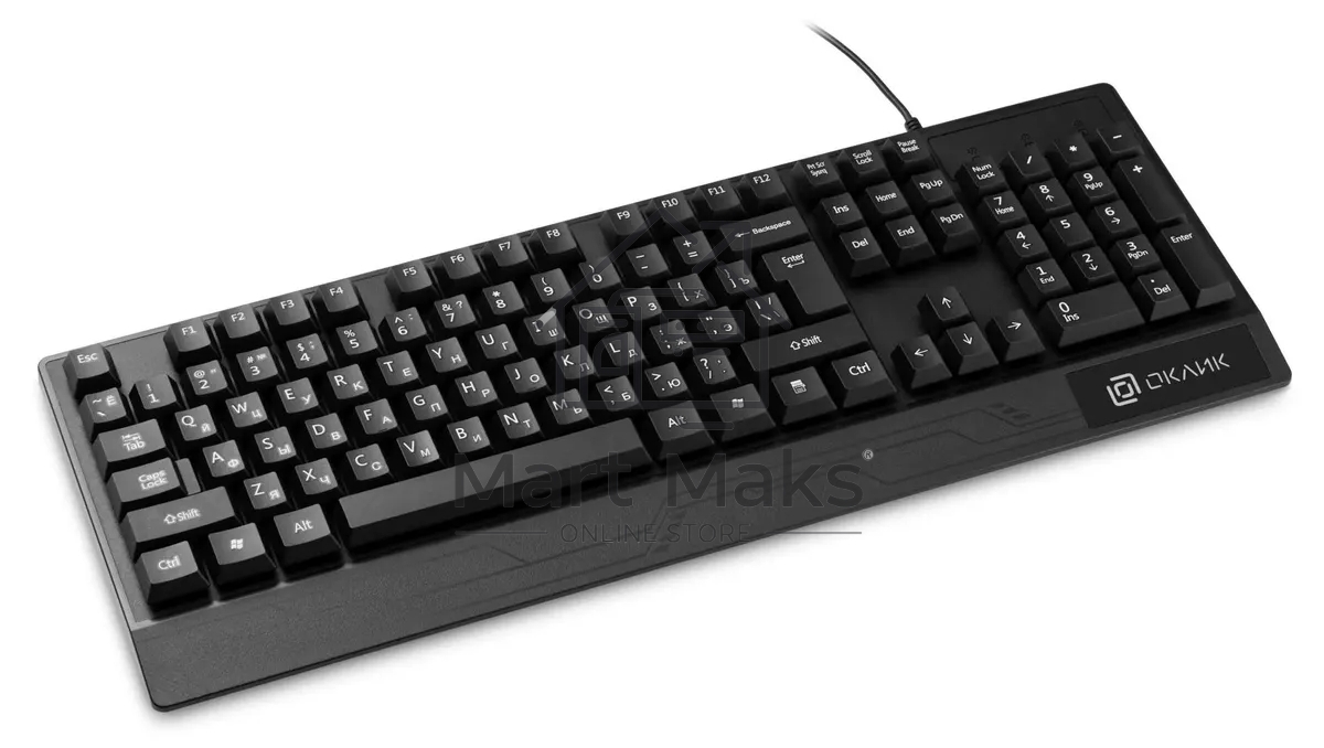 Клавиатура Oklick 115M проводная, USB, черный
