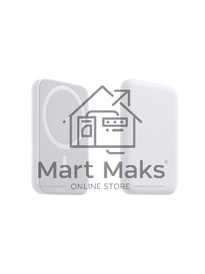 Портативное беспроводное зарядное устройство Power Bank (аккумуляторная батарея) 5000 mAh, MagSafe, белый Rexant