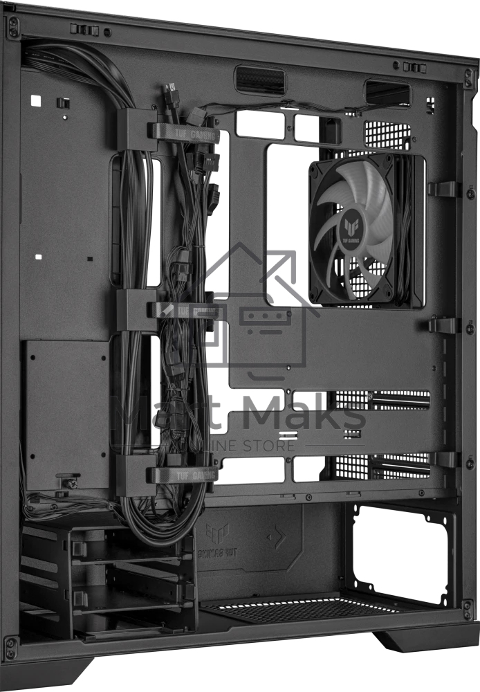 Компьютерный корпус ASUS TUF GAMING GT302 TG ARGB черный (90DC00I0-B19000) GT302/ARGB FANS/BLK