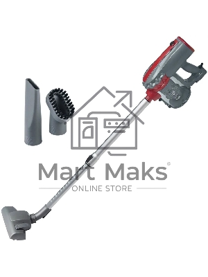 Пылесос вертикальный Galaxy GL 6255 серый/красный, питание от сети, 150 Вт, уборка сухая, пылесборник 0.8 л