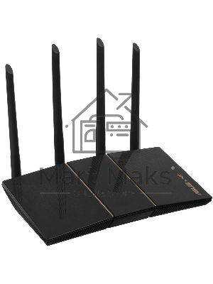 Роутер беспроводной Asus RT-AX57 AX3000 10/100/1000BASE-TX черный